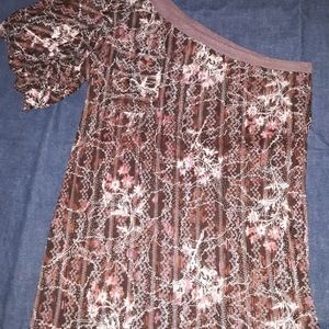 Cute one shoulder blouse